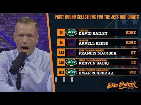Chris Simms: Both Giants And Jets At The Top Of The List For Best Draft | 4/27/26