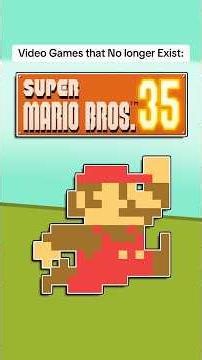 Video Games that No Longer Exist: #mario