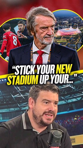 Alex Crook has a very blunt message for Sir Jim Ratcliffe and his new Man United stadium plans... 😡😬