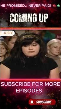 She Helped Her Baby’s Father… Then Judge Judy SHOCKED Her! 😳 #courtroomdrama #judgejudy
