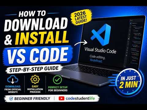 VS Code Download & Installation Guide for Beginners (2026) 💻