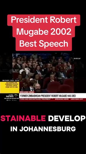 Robert Mugabe's Impactful Speech on African Agriculture