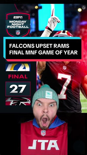 Falcons Upset Rams in Last MNF Game of the Year