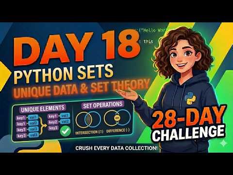 Python Sets Explained: Unique Data & Set Theory (Day 18)