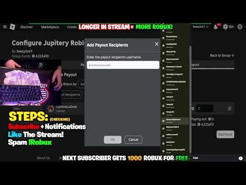 🔴 Giving 150,000 Robux to Every Viewer LIVE! (Roblox Robux Live) Free Robux Giveaway