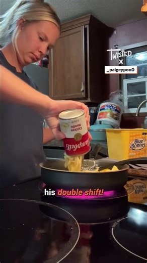 Making soup for my blue collared boyfriend 👨‍💼