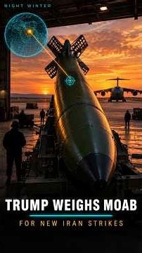 Trump Weighs the Mother of All Bombs for Iran | Night Winter #Shorts
