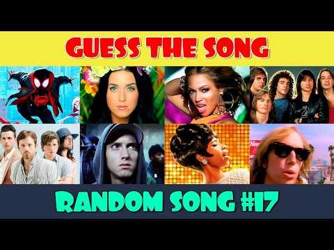 Guess the Song Music Quiz 🎶 50 Random Songs (Part 17)