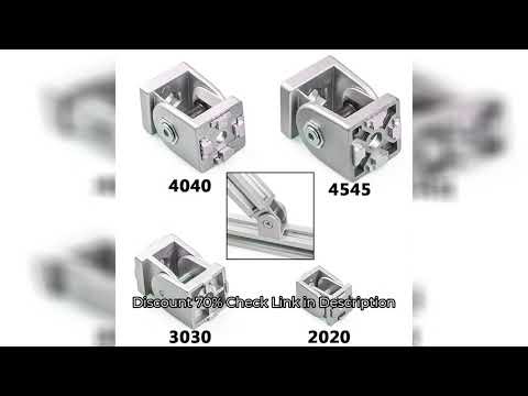 2/4Pcs Flexible Hinge Pivot Joint Aluminum Fittings Right Angle Connector for 2020 3030 4040 4545 Al