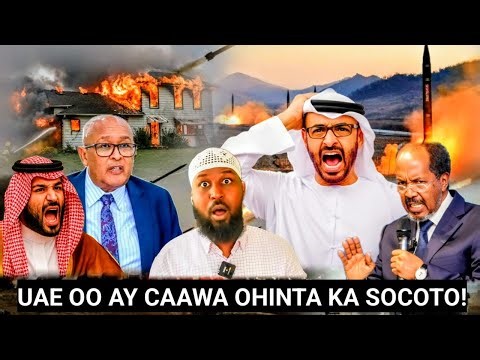 SOMALIA OO CASHAR U DHIGTAY ISRA: UAE CAAWA OHINTEEDA & CAAWADKEDA BAXAYO: SUCUDIGA OO 3 MAALIN U