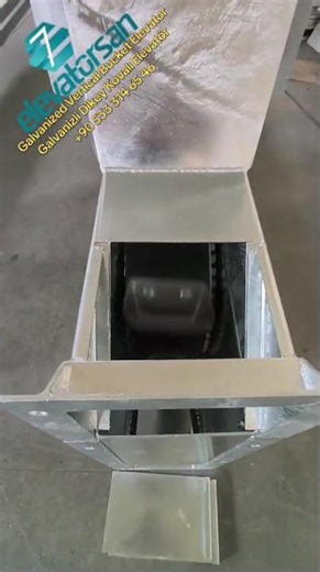 Daldırma Galvaniz Dikey Tip Kovalı Elevatör Galvanized Vertical Bucket Elevator #bucketelevator #srd