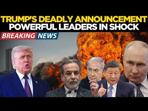Donald Trump LIVE | Donald Trump's Big Announcement | Trump's Final Ultimatum To Iran | US-Iran War