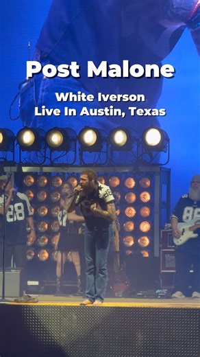 Post Malone “White Iverson” Live At COTA In Austin Was A Moment #Shorts