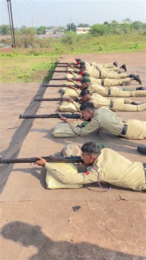 NCC Cadets on the Firing Line 🎯 | .22 Long Rifle Action #shorts #ncc #army