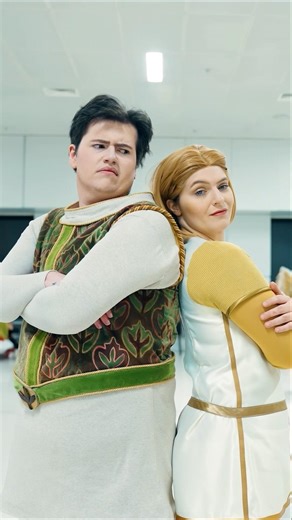 Shrek vs. Prince Charming 😂✨ MCM COMIC CON #shorts