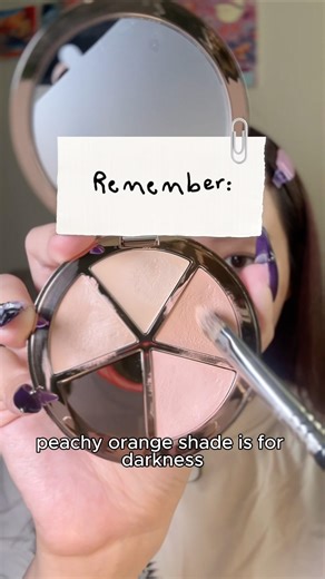 Color Correcting for Dummies 🎨 #colorcorrecting #makeuptutorial #makeuppemula #makeuptips