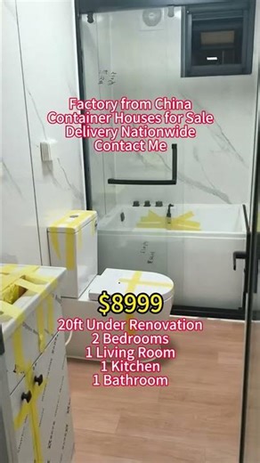 Inside a 20FT Expandable Container House | Interior Layout During Renovation #containerhomes