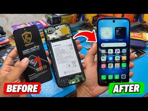 I Restored a Destroyed Infinix Phone | Screen Replacement & Repair