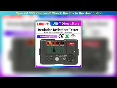Hot Picks UNI-T UT501A Insulation Resistance Tester 1000V Megohmmeter 5GΩ Ohm Meter Professional Di