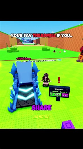 Your Fav Treadmill If You 😋 #candice #stealanegg #roblox