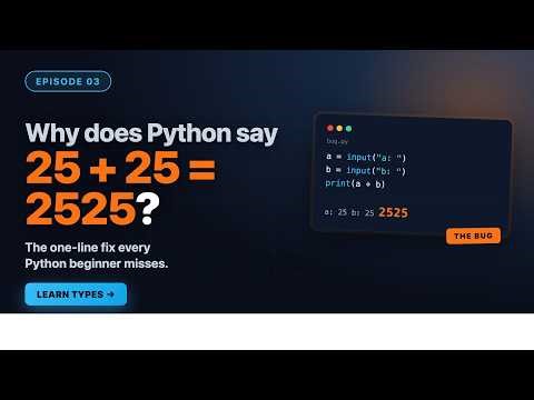 Basic python types, str, int, float and bool