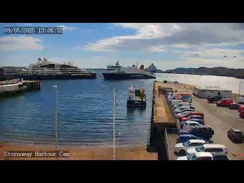 Stornoway Harbour (Ferry & Cruise Port) - Hebridean Live Cam