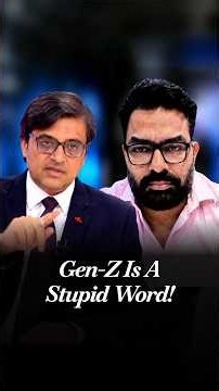 'STOP DOING GEN-Z, GEN-Z': Arnab Goswami's Fierce Take On 'American' Terminology