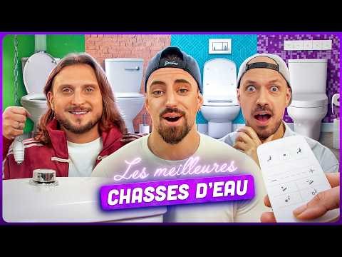 On élit les meilleures chasses d’eau et @Djilsi refuse de faire la vidéo si on change pas de place