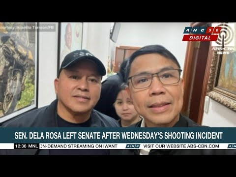 Senator confirms to media that Dela Rosa left Senate at 2:30 Thursday morning | ANC
