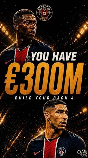 Build your dream defence with 300m, who are you drafting? #psg #premierleague #liverpool #manunited