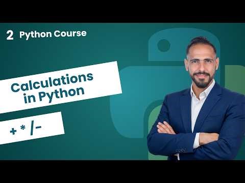 02 - How to Apply Calculation in Python + Error handling | Python Course | Data by Mousa