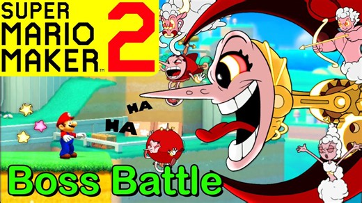 Designing a custom Hilda Berg boss battle for Mario Maker