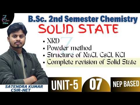 Powder method || XRD || Solid State || Solid State revision || Solid State one Shot #solidstates