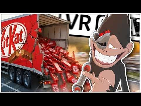I STOLE THE KITKAT TRUCK IN VRCHAT - VRChat (Funny Moments)