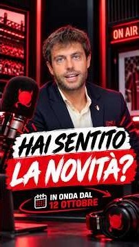 ATTENZIONE! CAMBIO DI PALINSESTO DAL 12 OTTOBRE 2026! #milan #radiorossonera #calcio #seriea