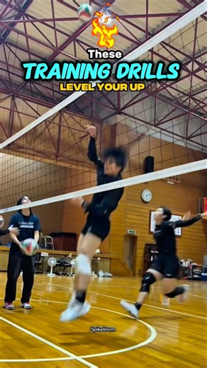 These Training Drills level your up👈🏻😱 #volleyball
