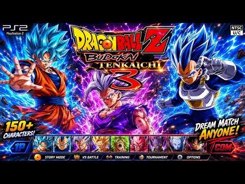 Dragon Ball Battle Com vs Com | Dragon Ball Z Budokai Tenkaichi 3 PS2 #mediashareon
