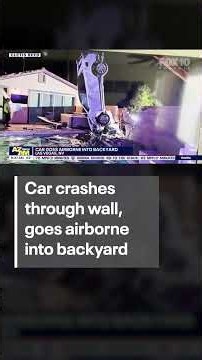 Alleged drunk driver crashes into Las Vegas backyard | FOX 10 Phoenix