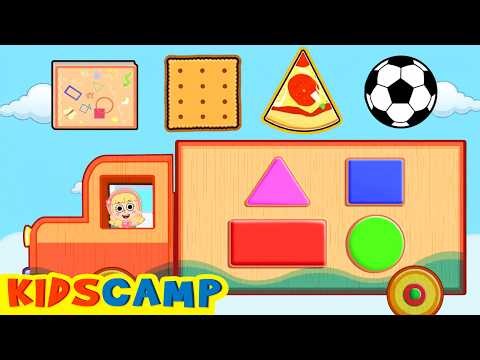 Find The Shapes Part 3 | Toddler Learning Video And Songs | KidsCamp