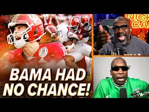 Unc & Ocho FRUSTRATED with HOW BAD Alabama looked against Indiana in the Rose Bowl 38-3! | Nightcap