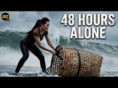 👉 48 Hours Alone on a Deserted Island | Beautiful Girl Finds Food & Survives in the Wild