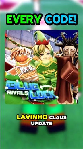 EVERY CODE In Blue Lock: Rivals LAVINHO CLAUS UPDATE!