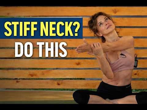 Release Stiff Neck, Shoulders & Back | Beginner Yoga Stretch