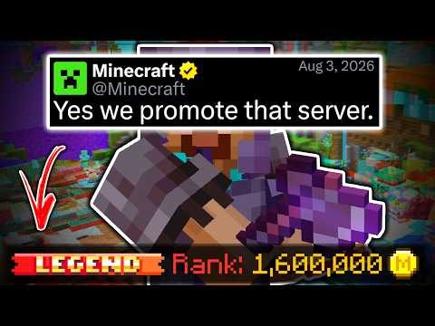 Mojang is PROMOTING a Minecraft Server with a $10,000 USD Rank...