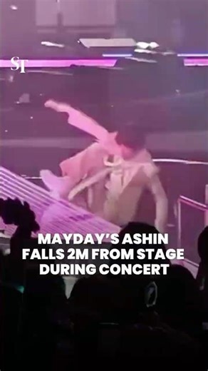 Mayday’s Ashin falls 2m from stage during concert