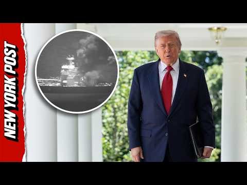 Iran Attacks Three US Navy Destroyers — Trump Warns of 'One Big Glow Coming Out of Iran'