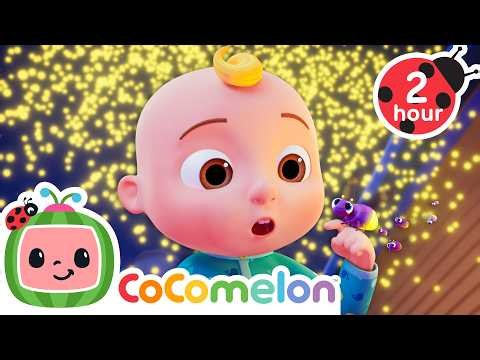 Hello Little Fireflies 🪰 CoComelon Nursery Rhymes and Kids Songs | 2 HOURS | After School Club
