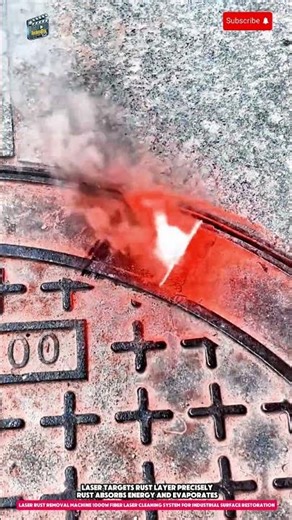 Laser Rust Removal Machine 1000W Fiber Laser Cleaning System for Industrial Surface Restoration