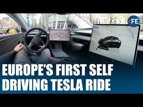 Tesla Self-Driving Car Hits Amsterdam Streets—First Autonomous Ride in Europe