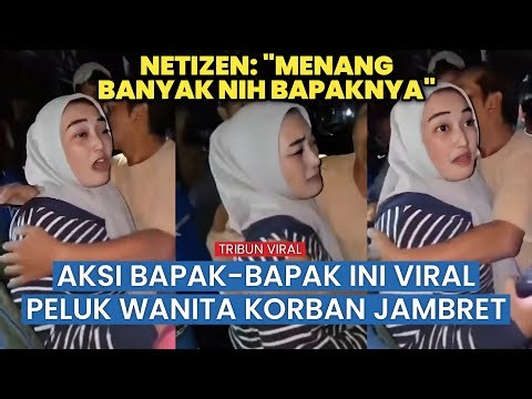 Jambret Tertangkap Warga di Pasar, Aksi “Pelukan Perlindungan” Bapak-Bapak Jadi Sorotan Netizen